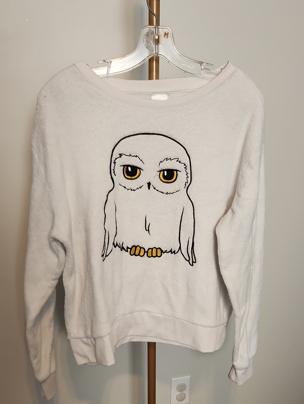 Warner Bros. White Owl Graphic Crewneck Sweatshirt